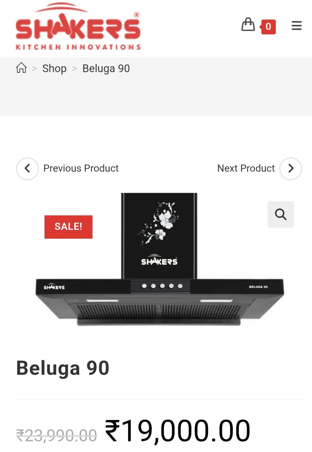 Shakers Beluga 90
